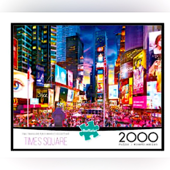 Buffalo David Bitton Games Buffalo Times Square Nyc Jigsaw Puzzle